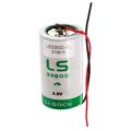 Saft LS33600_WIRE D Battery 3.6V 1700mAh Lithium replaces 61104501 6EW1 and more LS33600_WIRE